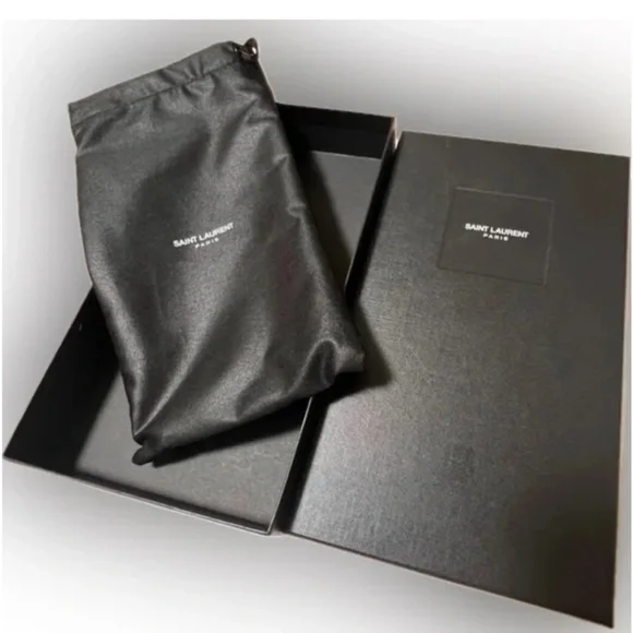 YSL Navy Zippy Wallet w/ Box + Dustbag - Picture 5 of 7